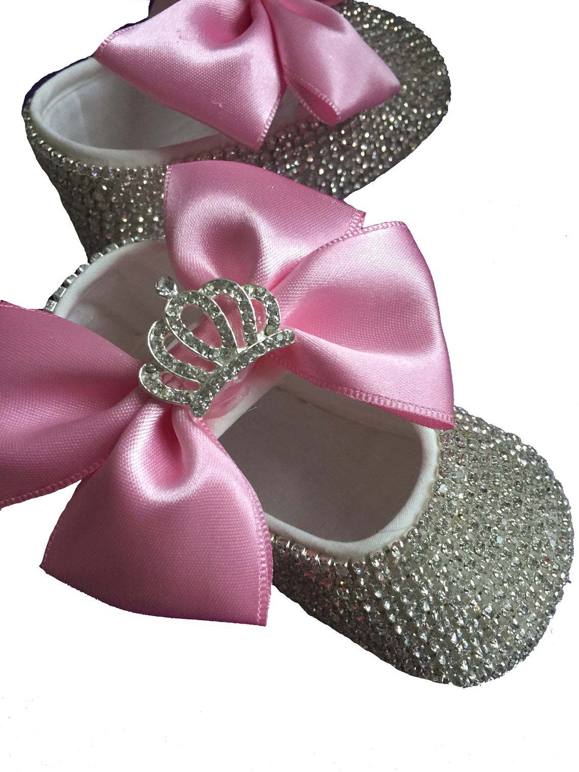 Fashion Children's Photography Props Studio Newborn Baby Rhinestone Shoes