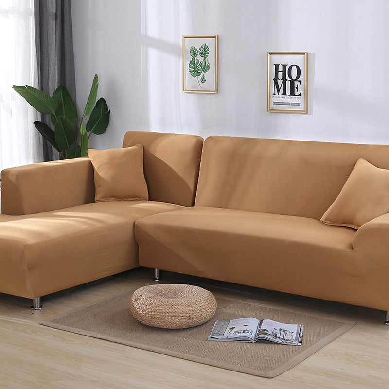 Tight Wrap Sofa Cover Elastic 2 Pieces Sofa Cover