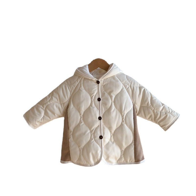 Autumn And Winter Fleece Baby Outing Clothes Children's Coat