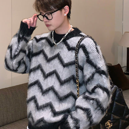 Men's Thickened Minority Knitted Sweater