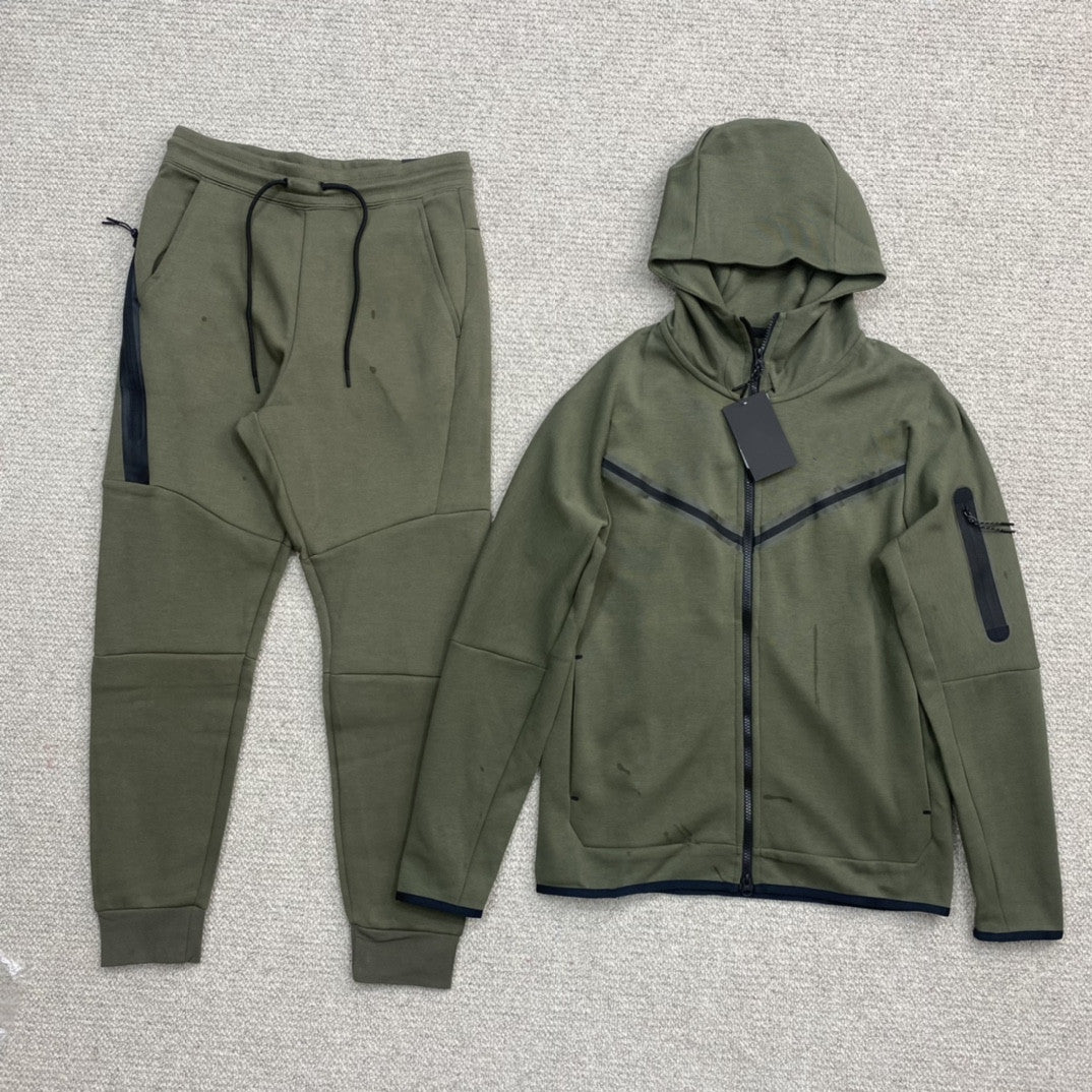 Men's Casual Hooded Sweater Set