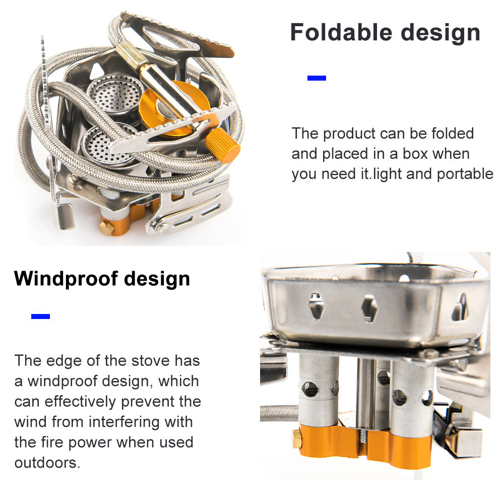 Foldable Portable Split Windproof Picnic Stove