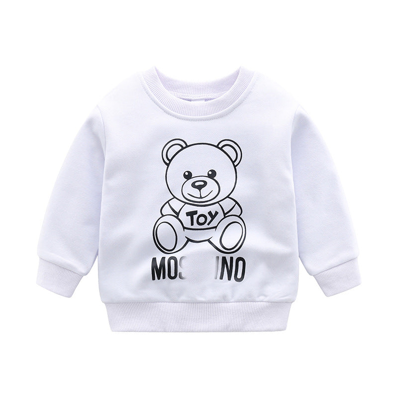 Autumn Coats For Children And Middle-aged Children's Jackets Sweater Loose Bottoming Shirt