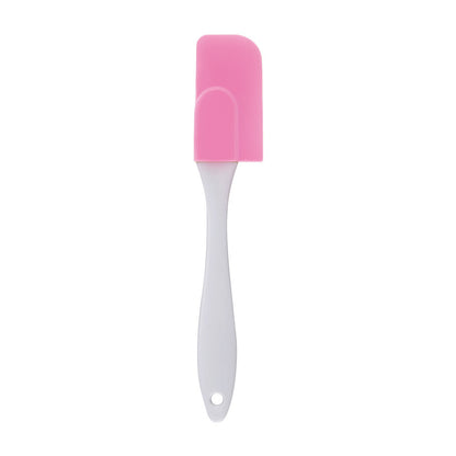 White Handle Silicone Cake Split Small Scraper