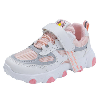 Girls' Mesh Breathable Lightweight Sneakers