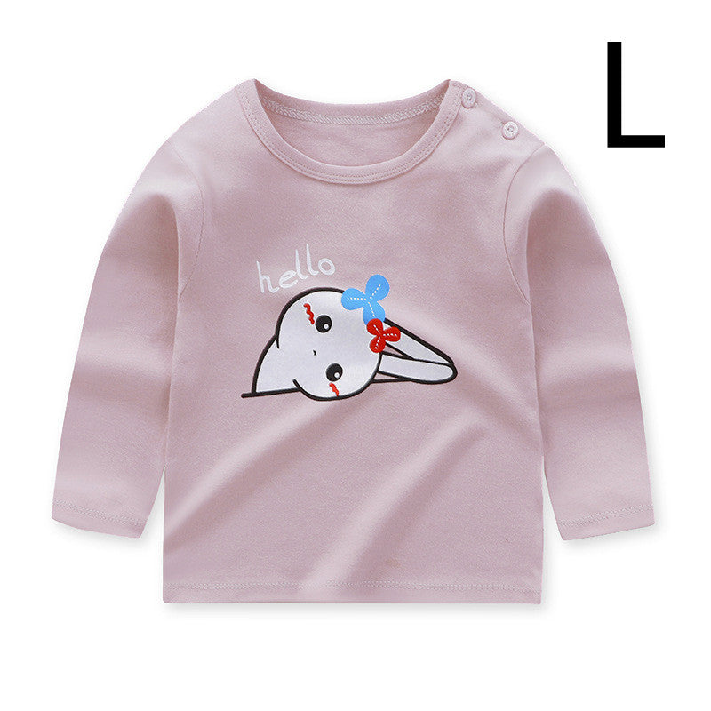 Baby Clothes Boys And Girls Cotton Long-sleeved T-shirt