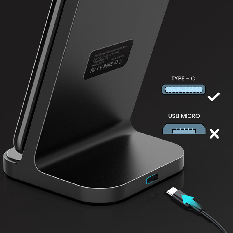 Vertical Wireless Charger Desktop Base Universal Unlimited