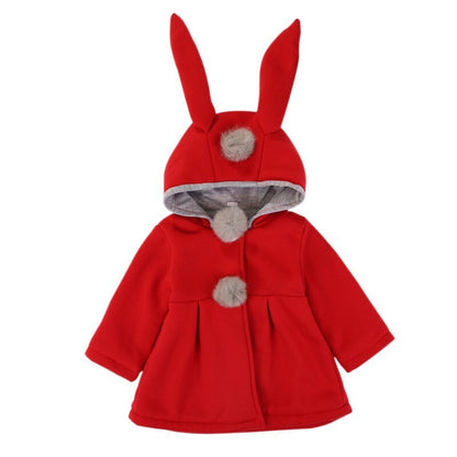 Girl's hooded coat