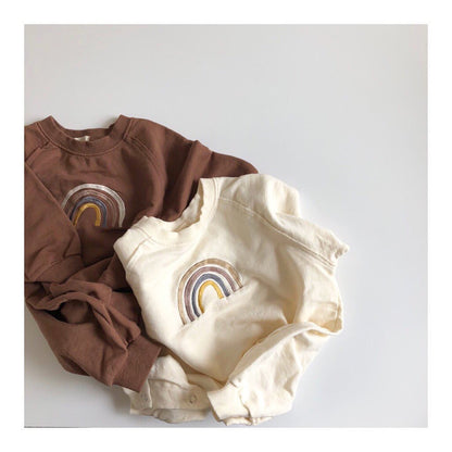 Rainbow series baby romper