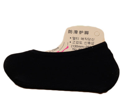 Women's invisible velvet non-slip boat socks