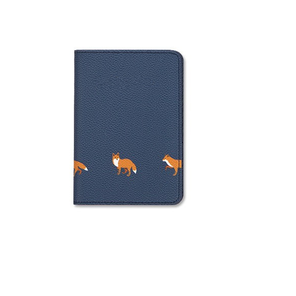 Korea cute animal and plant travel passport holder short passport set multi-function travel document package