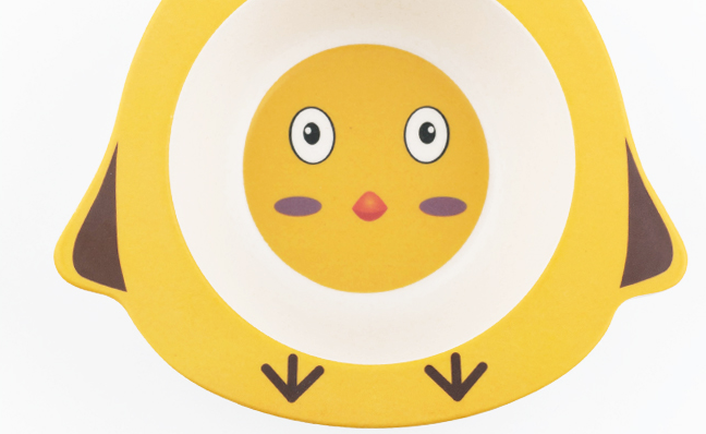 Children bowl Feeding Dishes Baby Plate Animal Creative Dinnerware Bamboo Fiber Children Plate Cartoon Dishesd Kids Tableware