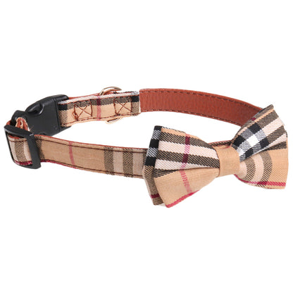 Bowknot traction collar