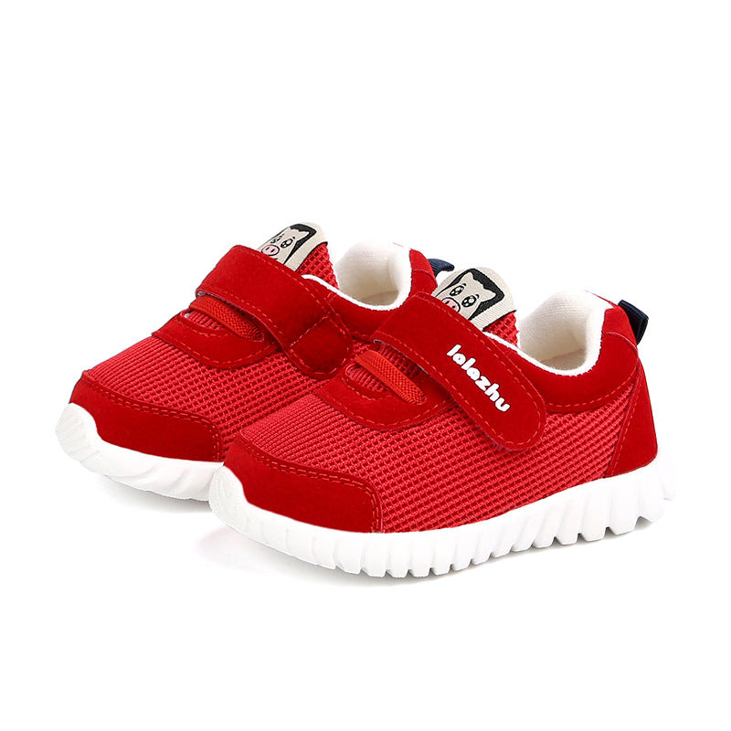 Toddler Shoes Boy Breathable Sports Shoes Baby Mesh Shoes