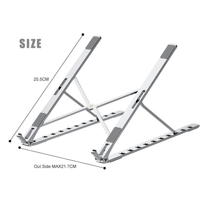 X Style Adjustable Foldable Aluminum Laptop Stand