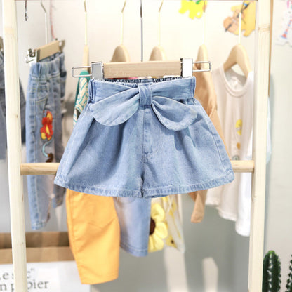 Summer denim shorts