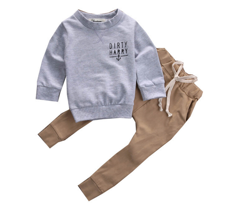 Long Sleeve Crew Top   Joggers 2pc Set