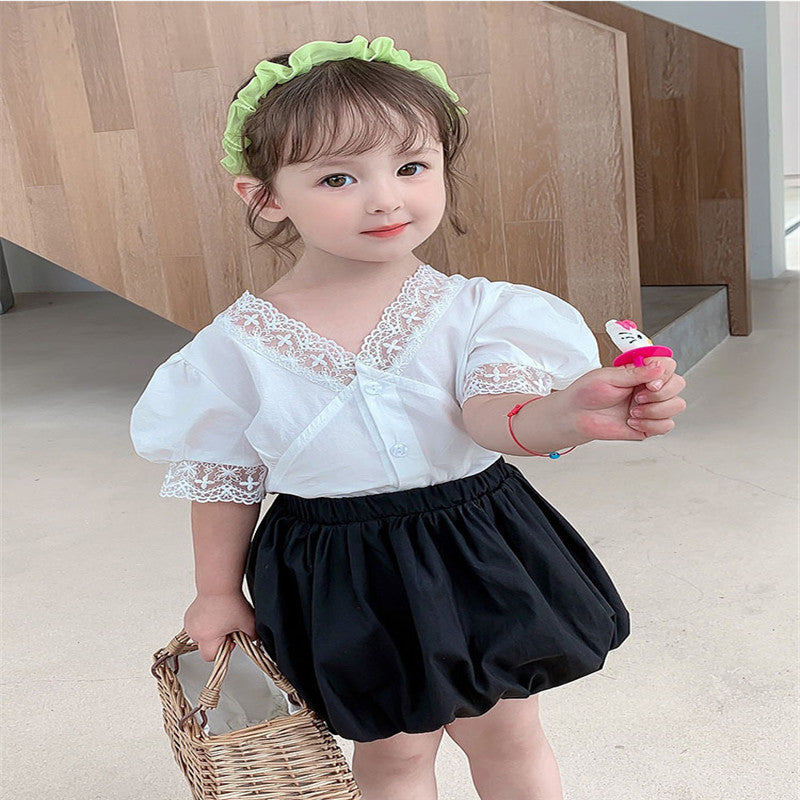 Children''s summer sweet Suit