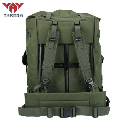 Tactical Iron Frame Backpack Outdoor Army Fan Field Weight Bearing Training Marching Backpack