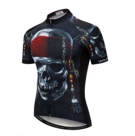 Weimostar skull jersey men's pirate jersey