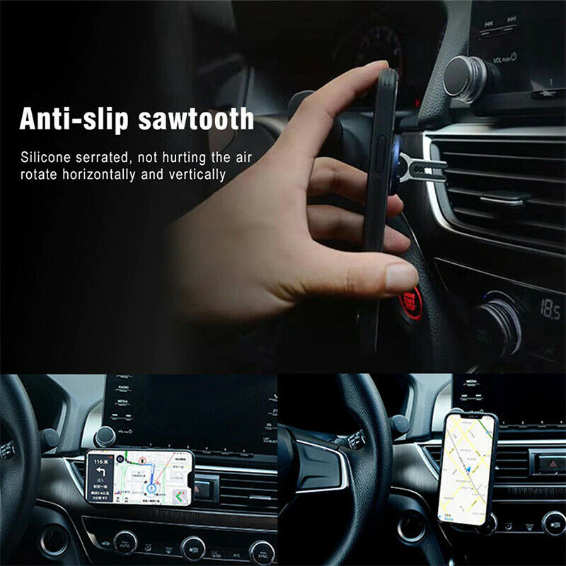 Universal Multipurpose Mobile Phone Holder Car Air Vent Grip Mount Stand Rotation Finger Ring Holder Bracket