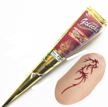 Authentic Indian Crimson Henna Tattoo Cream