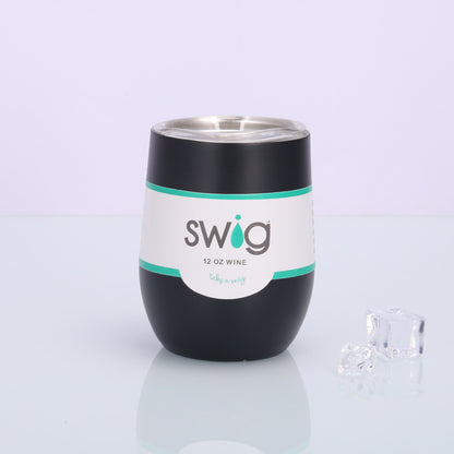 Swig Eggshell Cup 12oz Stainless Steel Wine Mug