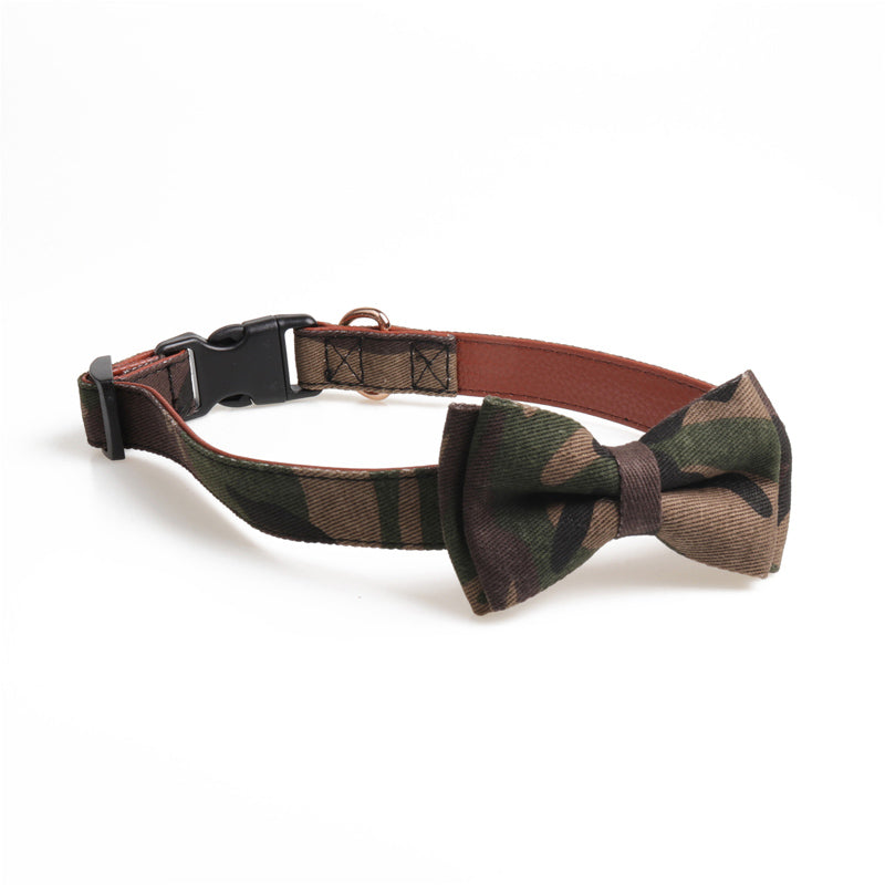 Bowknot traction collar