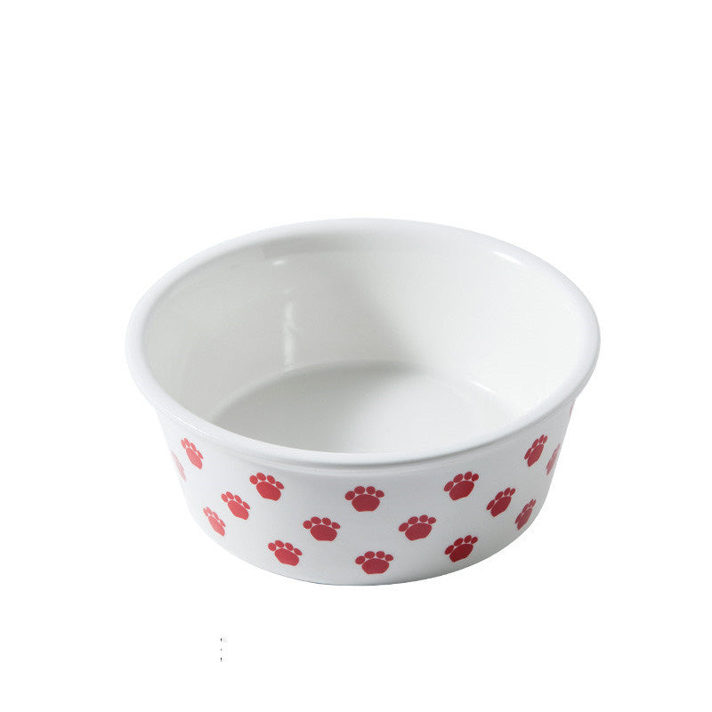 Ceramic pet bowl