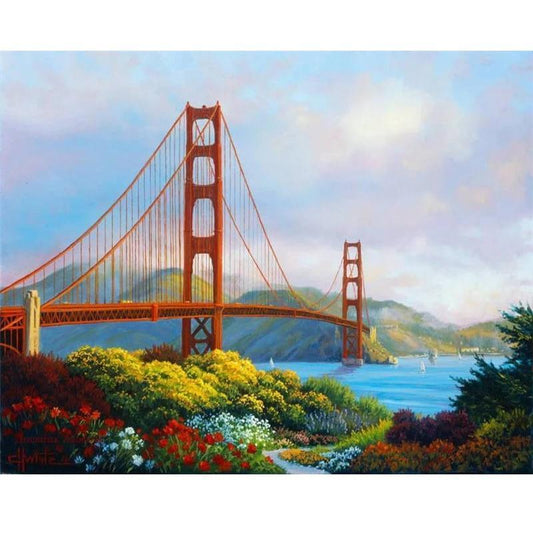 5D Diamond Painting - Golden Gate Bridge