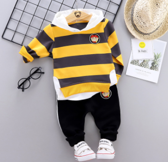 Children's wear baby suit children's striped suit