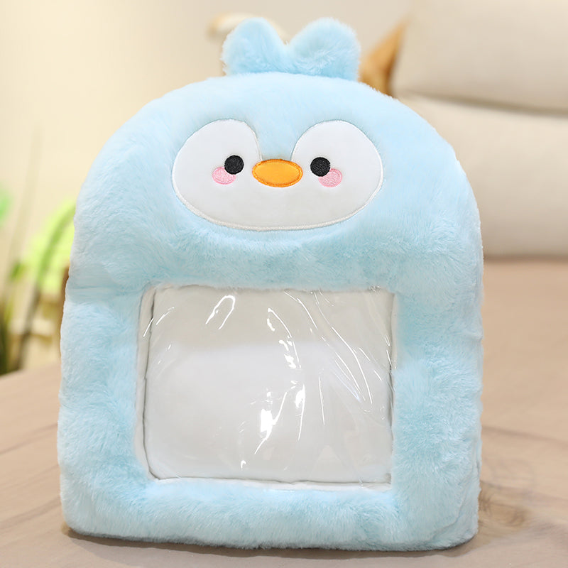 Winter cartoon warm hand pillow