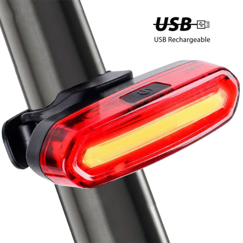 Two-color bicycle tail light