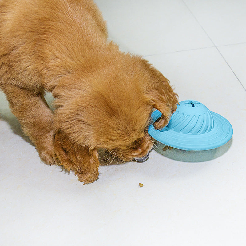 Pets Biting Toys Multi-function Leaking Device Flying Disk