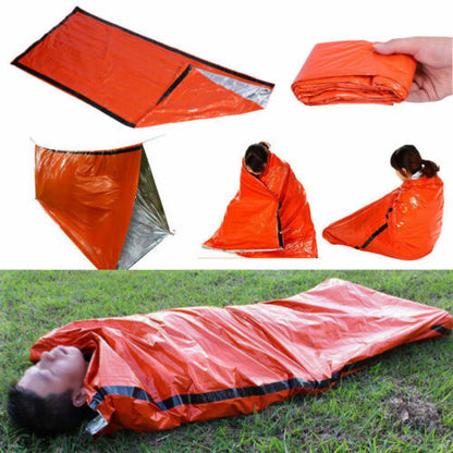 Reusable Emergency Sleeping Bag Thermal Waterproof Survival