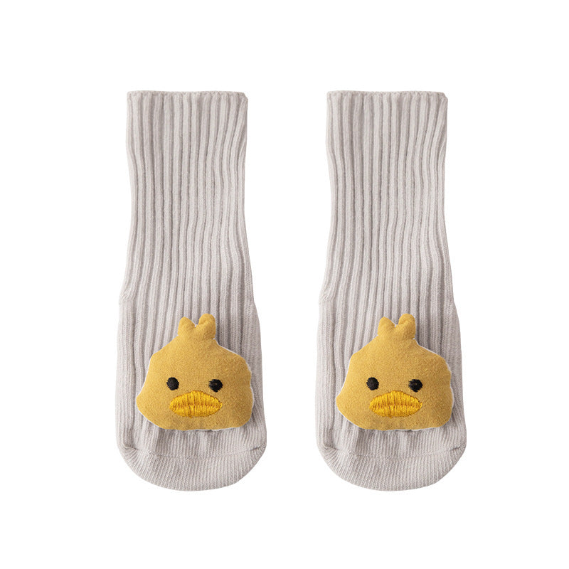 Cartoon Animal Three-Dimensional Doll Baby Floor Socks