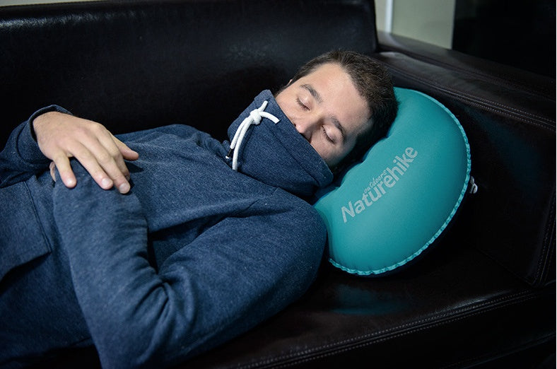 Travel portable inflatable pillow