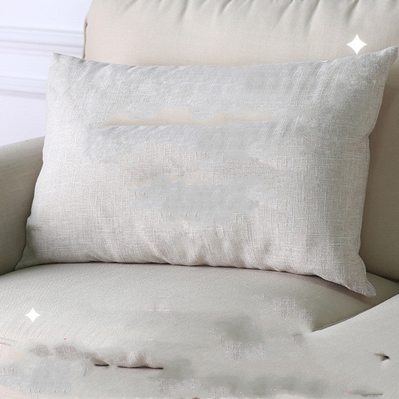 Thick cotton linen pillow