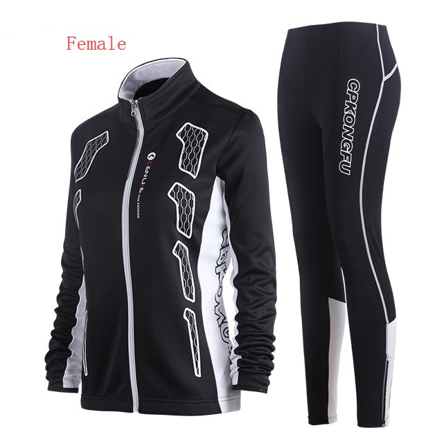 Spring and autumn bicycle Jersey long-sleeved suit men and women models mountain bike team version of clothes autumn and winter coat