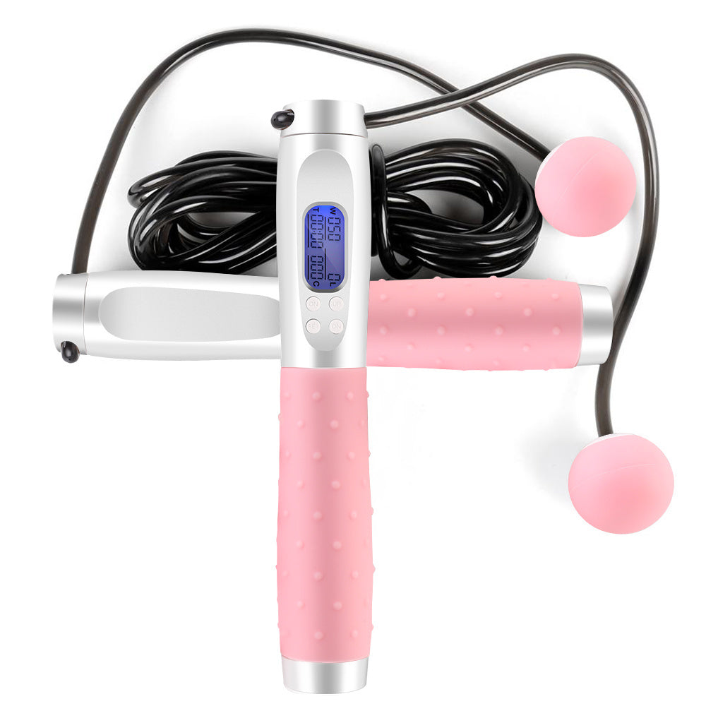 Smart electronic counting skipping rope