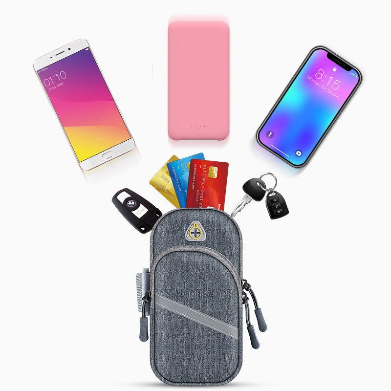 Running mobile phone arm bag