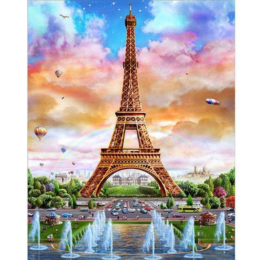 XXL -  5D Diamond Painting - Eiffelturm verschiedene Varianten