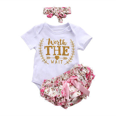 Baby girl summer suit