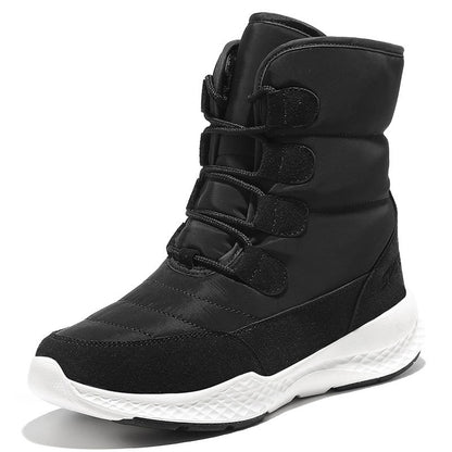 High-top plus velvet snow boots