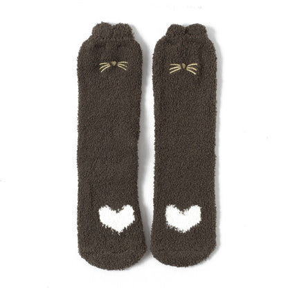 Thickening warm home sleep socks