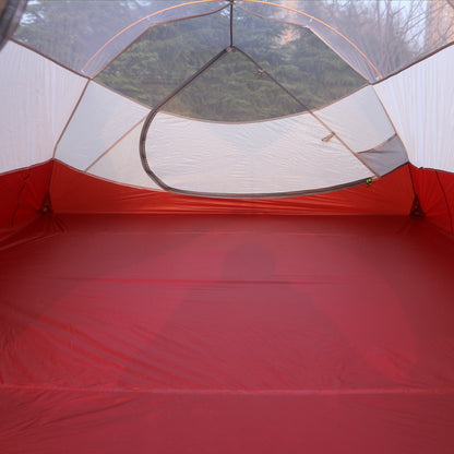 Outdoor multi-person aluminum pole tent