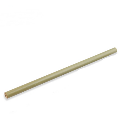 Green yellow bamboo straw