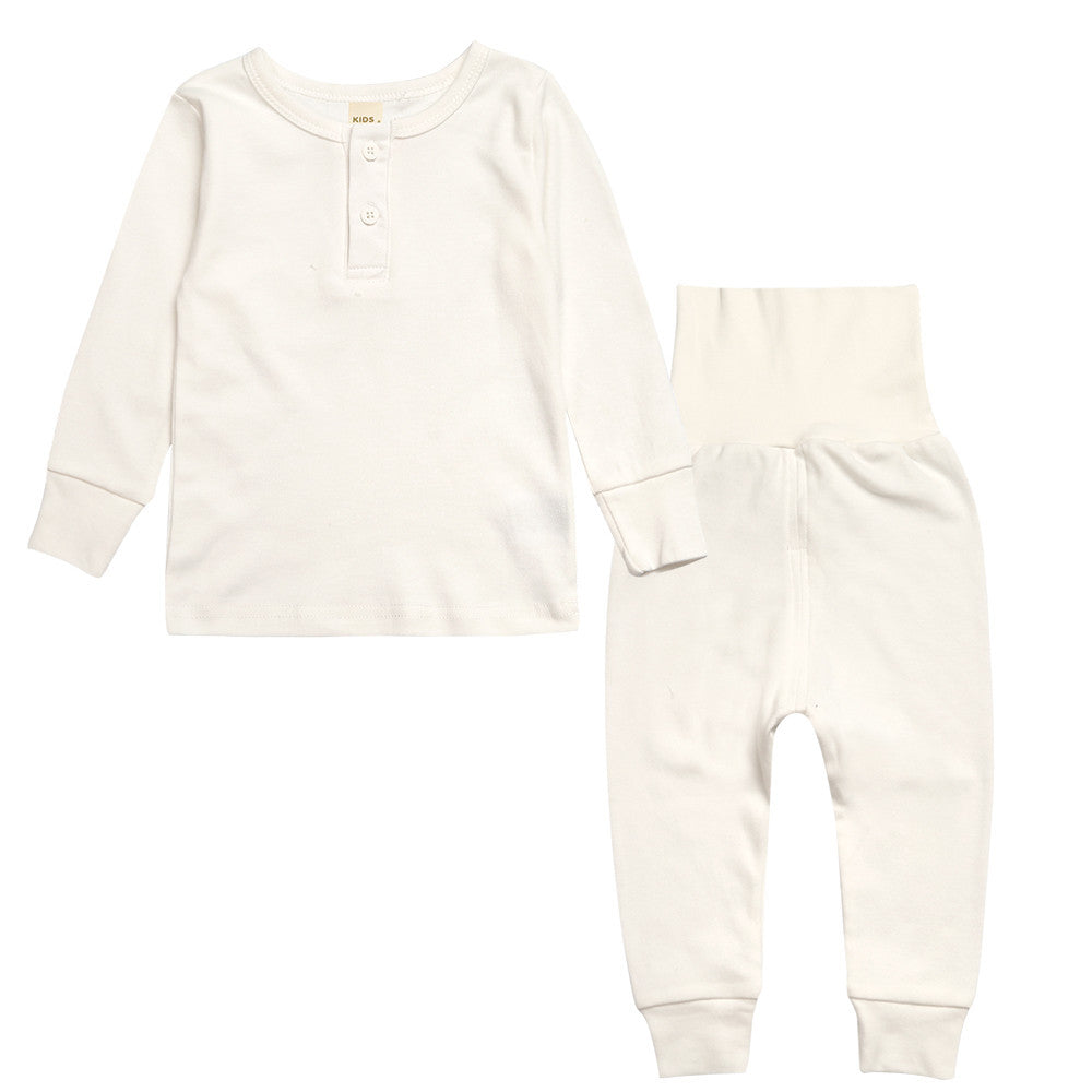 Children's pajamas belly care suit