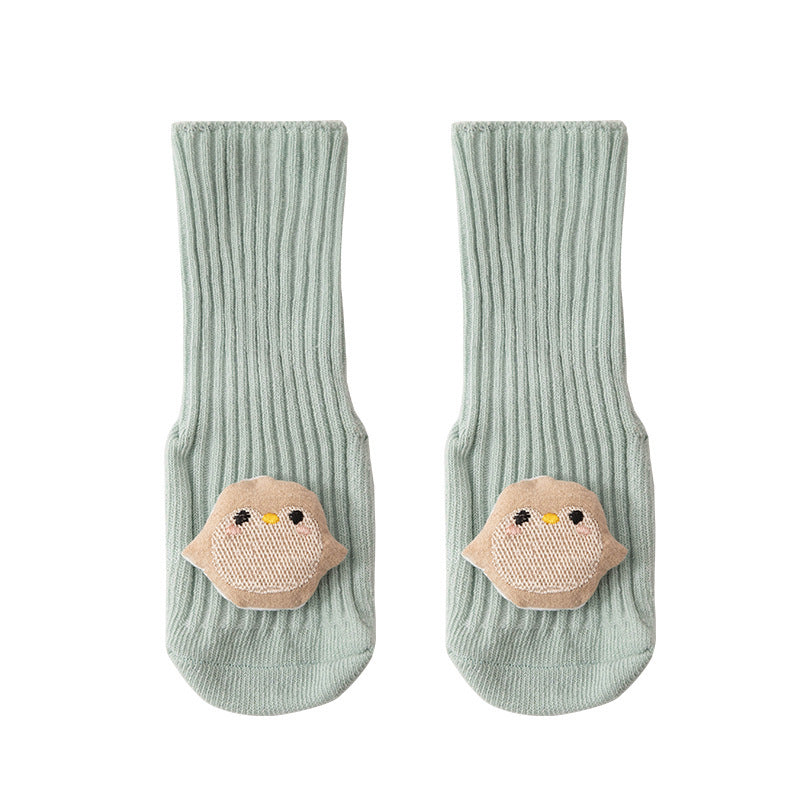 Cartoon Animal Three-Dimensional Doll Baby Floor Socks