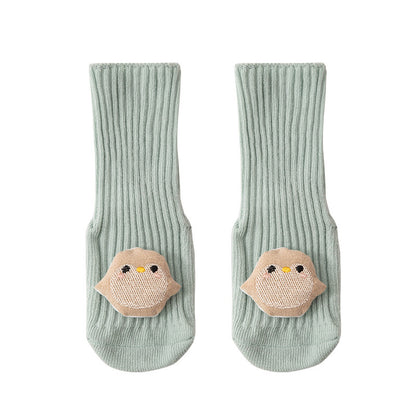 Cartoon Animal Three-Dimensional Doll Baby Floor Socks